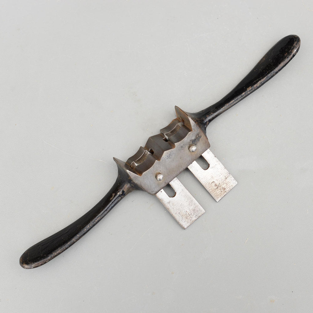 Vintage Double Iron Sash Router Plane Moulding Spokeshave