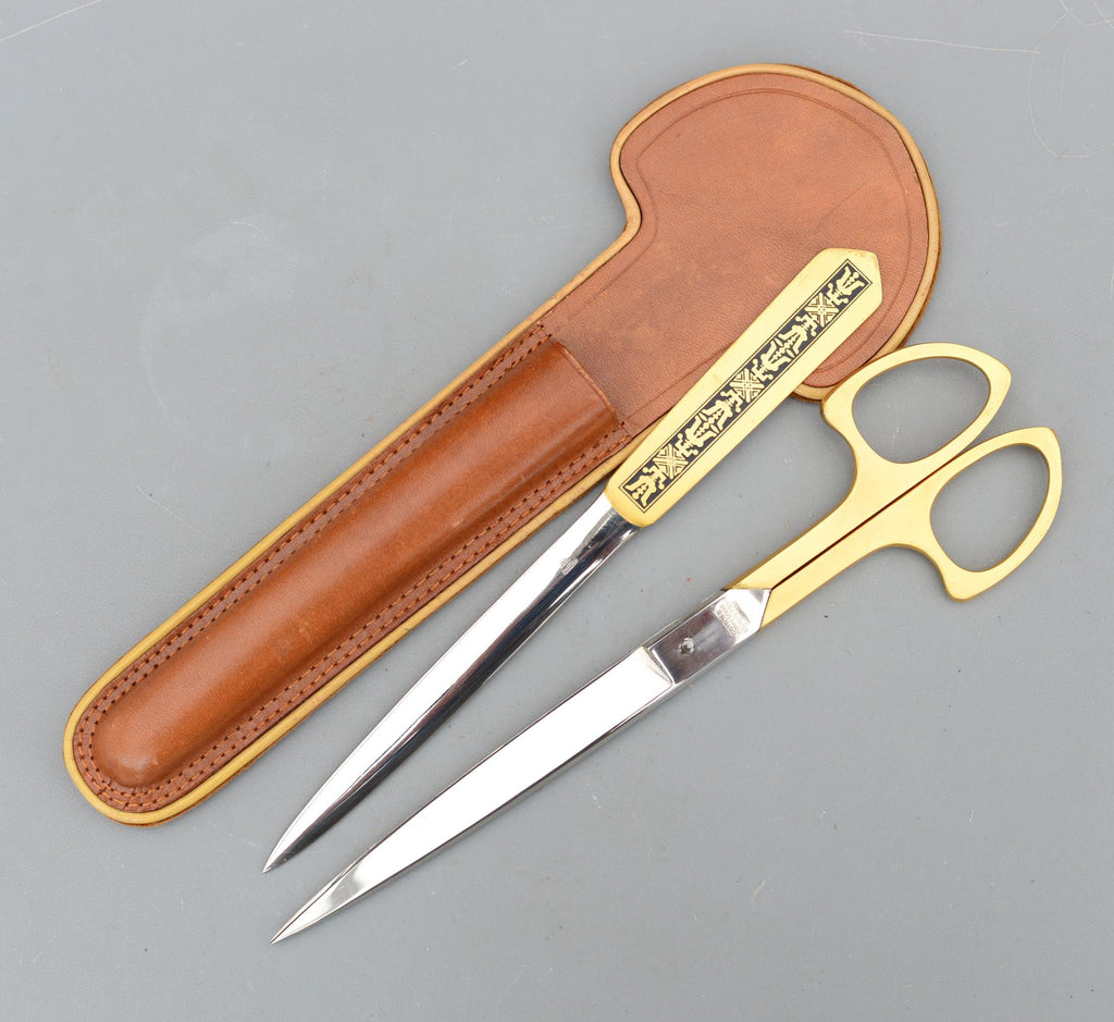 Vintage GOTTLIEB Pyramide Solingen Scissors Letter Opener