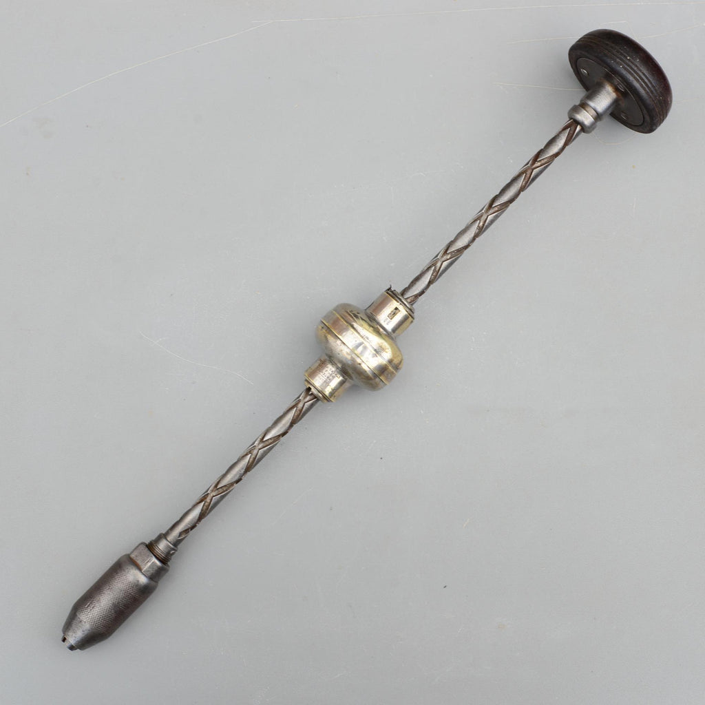 Vintage North Brothers USA 15” Spiral Reciprocating Drill Patented Nov.2.1897