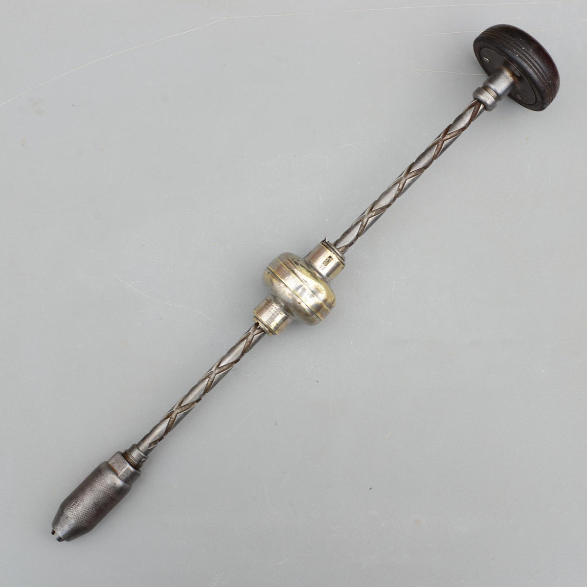 Vintage North Brothers USA 15” Spiral Reciprocating Drill Patented Nov.2.1897