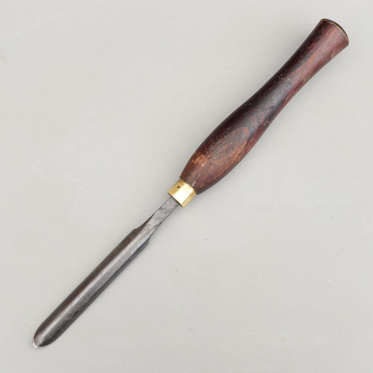 Vintage Mitchell & Co Cast Steel Spindle Gouge Woodturning Round Tool Turning Lathe Tools