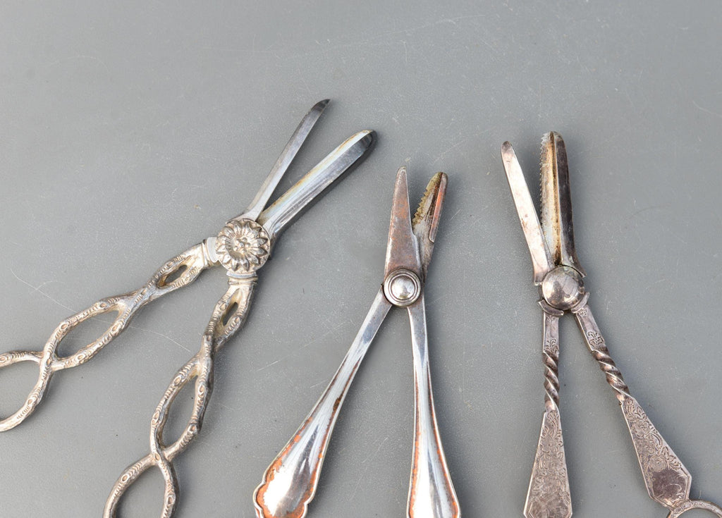 Set 3 Vintage Rare Ornate Grape Scissors