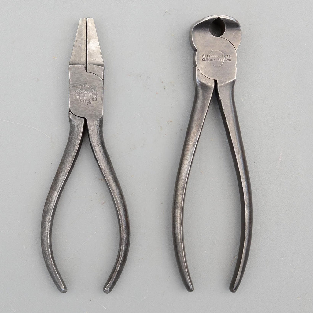 Set 2 Vintage Elliott Lucas 6'' Pliers Cutters Cannock England