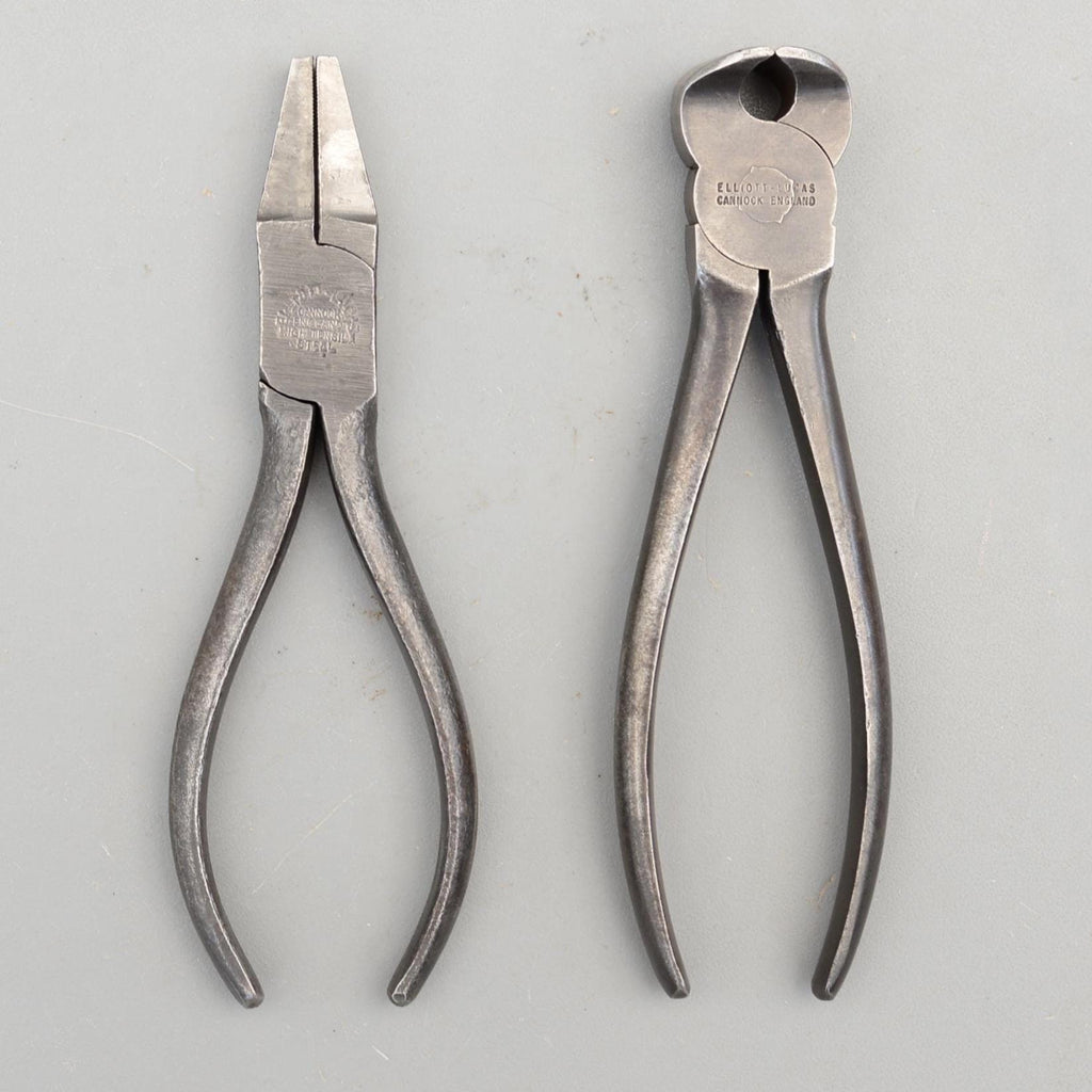 Set 2 Vintage Elliott Lucas 6'' Pliers Cutters Cannock England