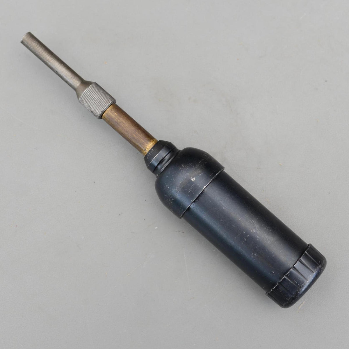 Vintage ABNOX Wanner Switzerland Push-type Grease Oil Can