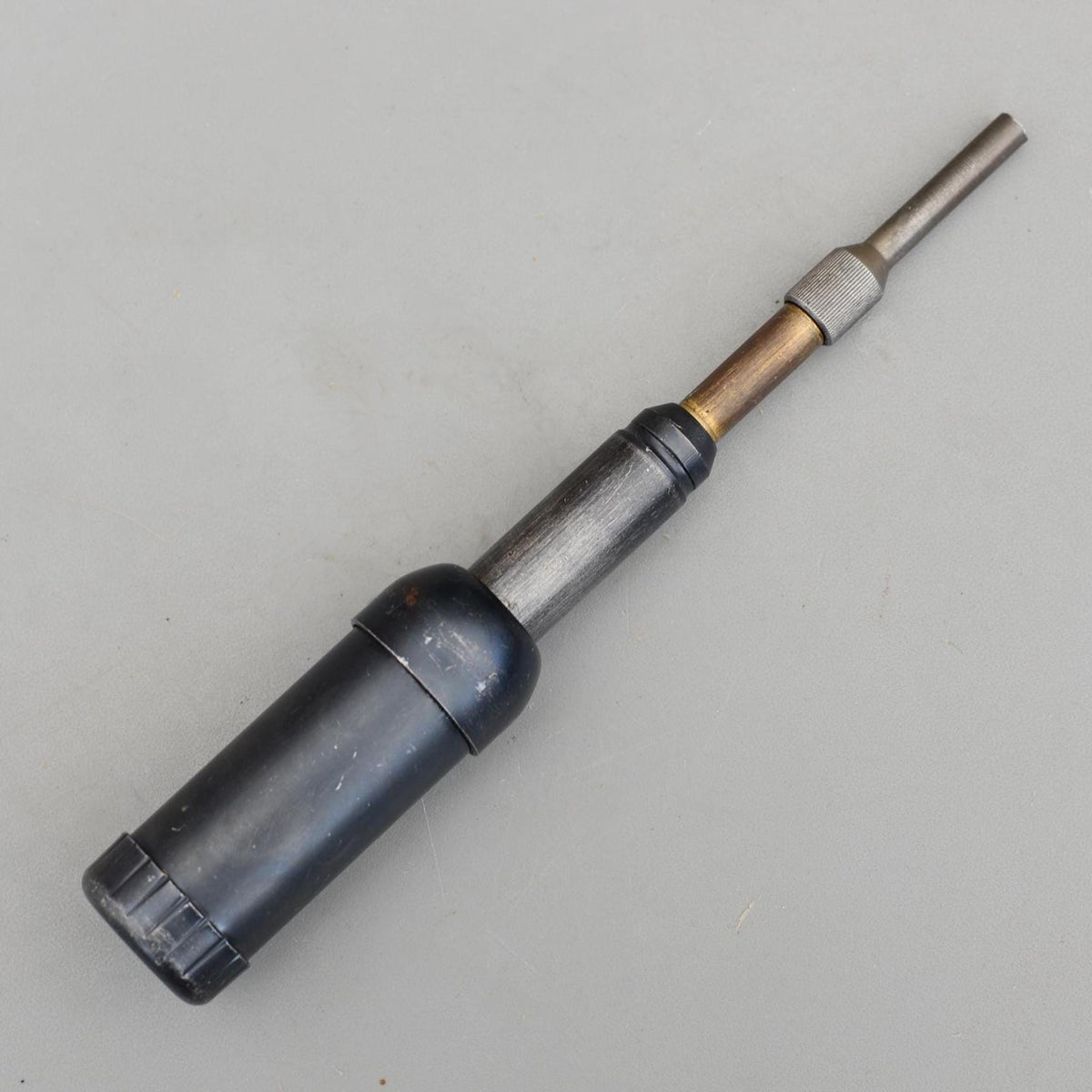 Vintage ABNOX Wanner Switzerland Push-type Grease Oil Can