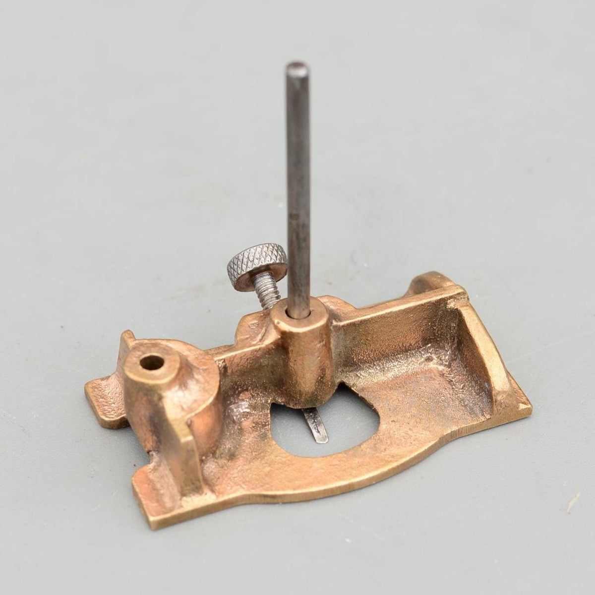 Vintage Hand Made Base Solid Brass Router Plane Iron