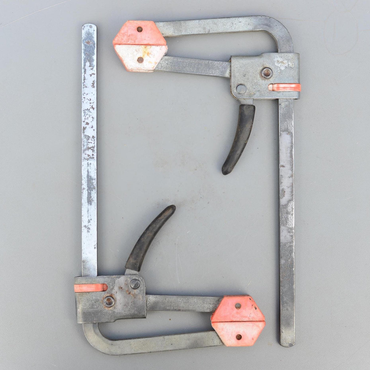 2 Vintage Carver Snap Clamp Type 100 Made in England