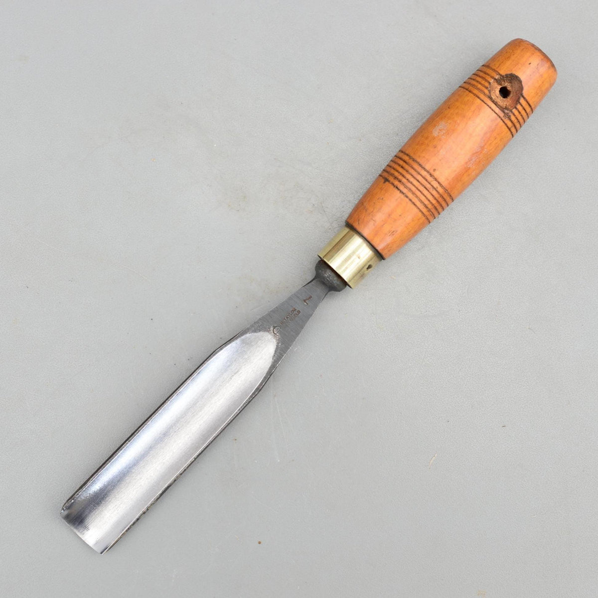 Vintage Rare Henry Taylor Acorn Brand Carving Gouge 24mm No7
