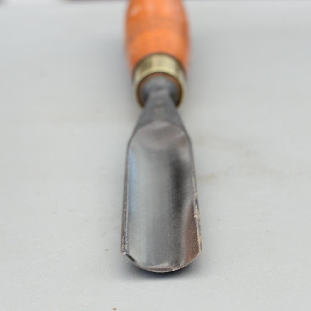 Vintage Rare Henry Taylor Acorn Brand Carving Gouge 24mm No7
