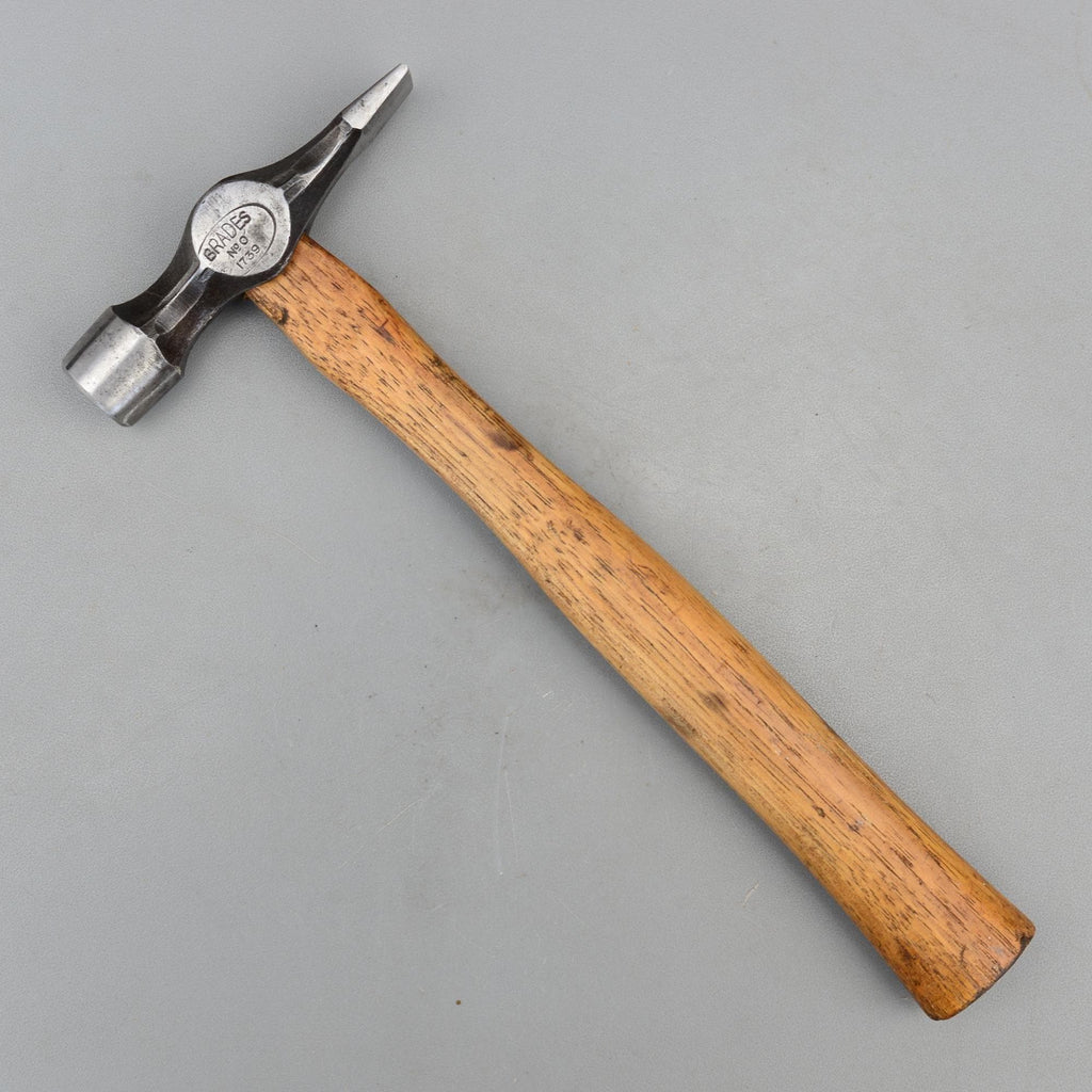 Vintage BRADES No 1739 0 Made in England Cross Pein Hammer