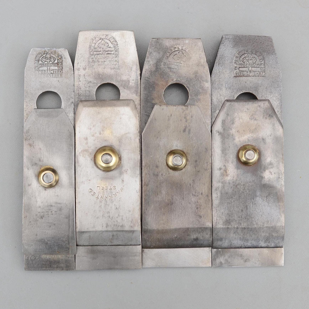 Set 4 Vintage W.Marples & Sons Hibernia Plane Cap Iron Screw Parts