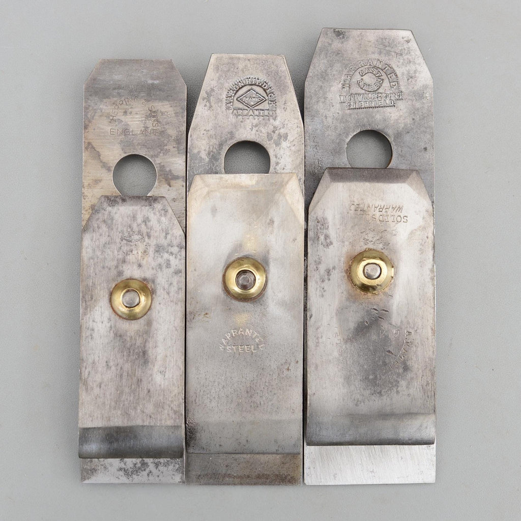 Set 3 Vintage J.Herring A.Hildick T.Wales Plane Iron Parts