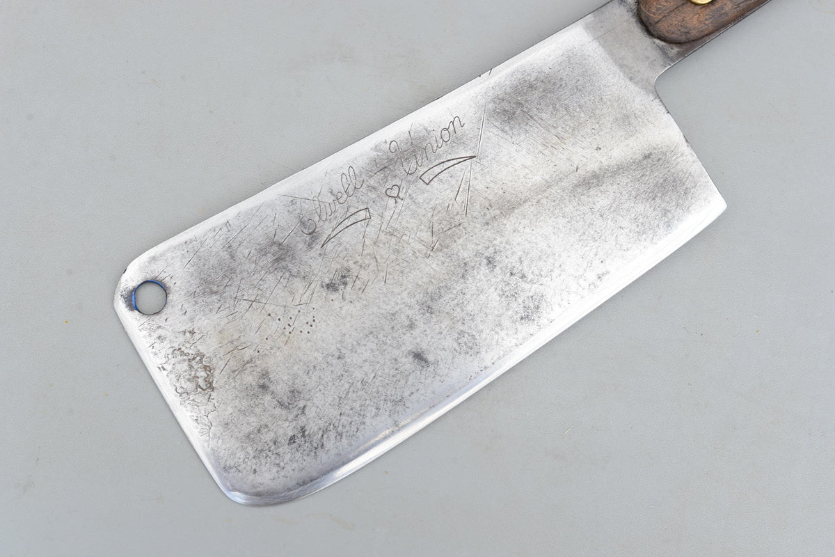 Vintage Elwell Union Billhook England Chopper Butcher Cleaver Garden