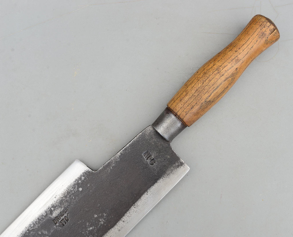 Vintage BRADES 9'' Billhook Axe Chopper Butcher Cleaver Kitchen Garden
