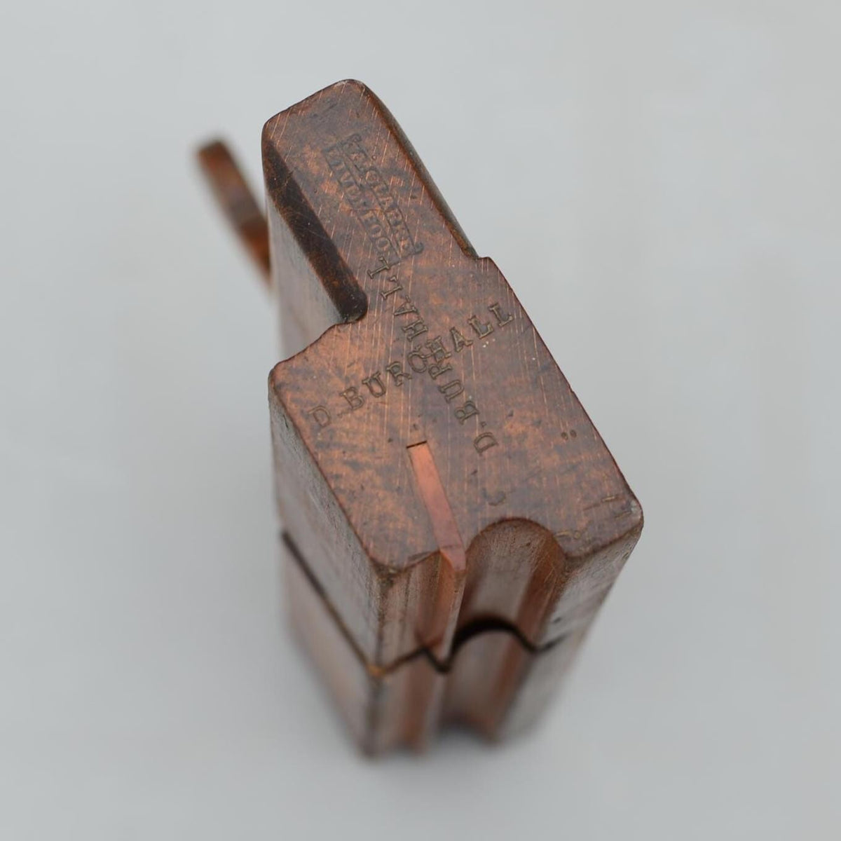 Vintage J.Clarke Liverpool England Wooden Moulding Plane