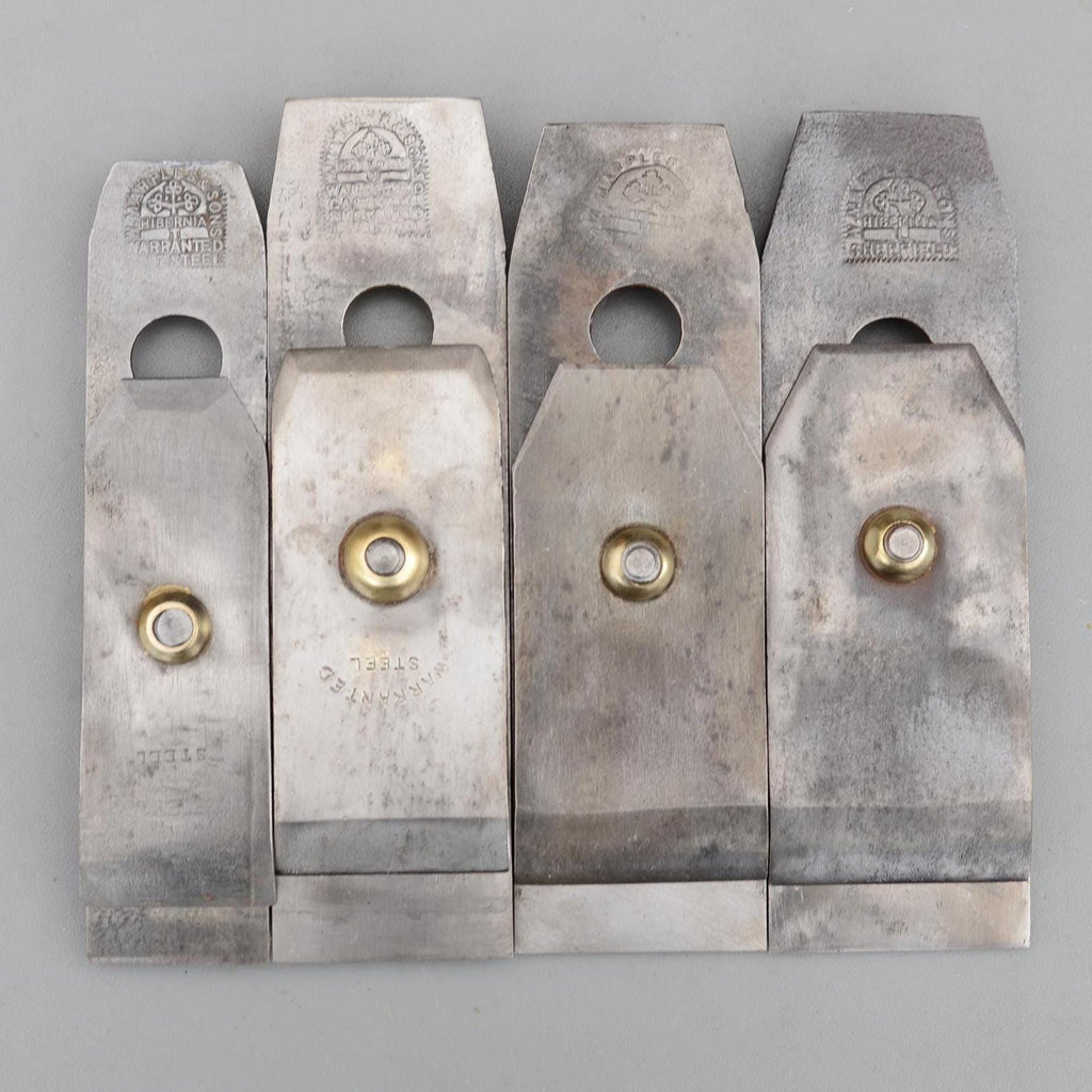 Set 4 Vintage W.Marples & Sons Hibernia Plane Cap Iron Screw Parts