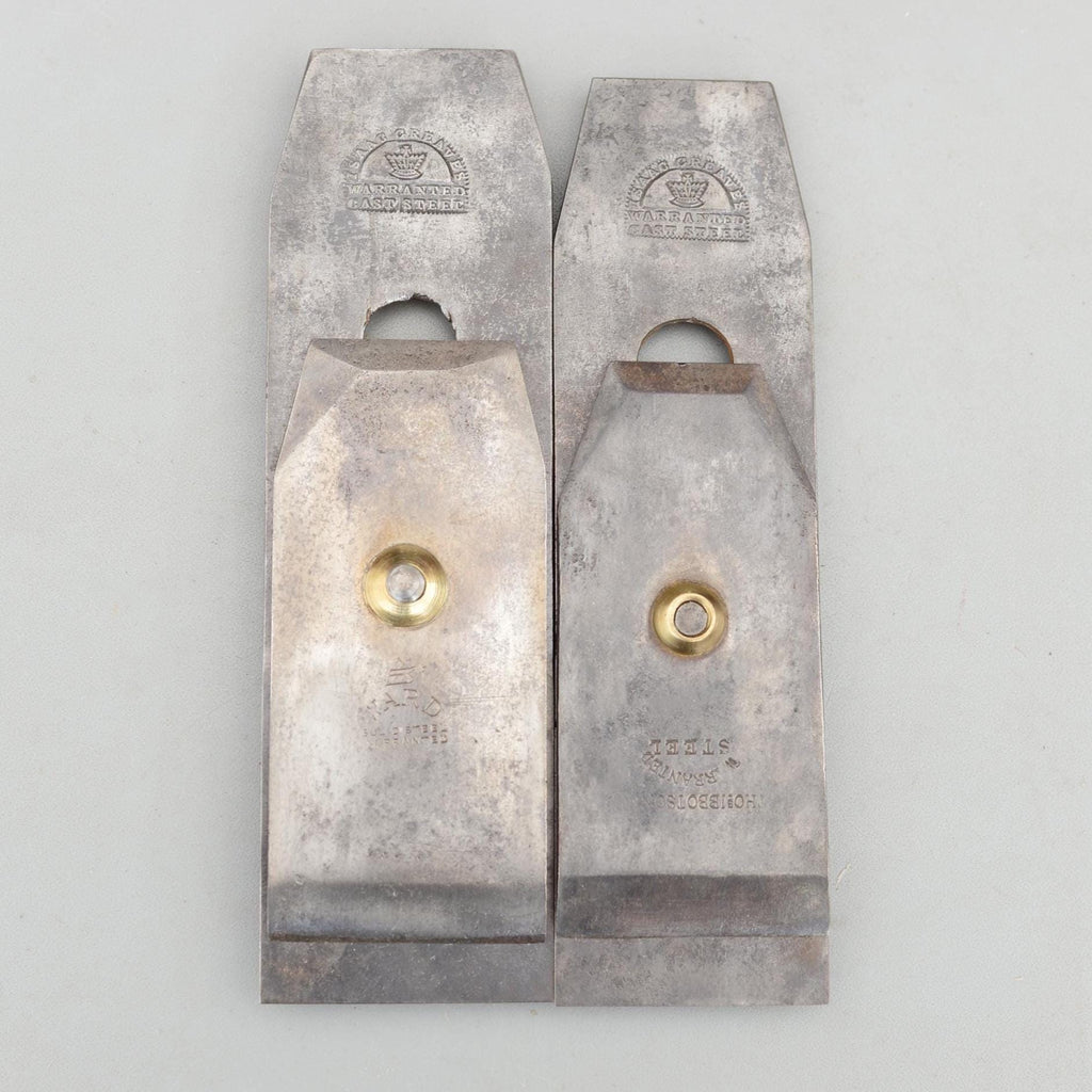 Set 2 Vintage I.Greaves Crown Plane Cap Iron Screw Parts