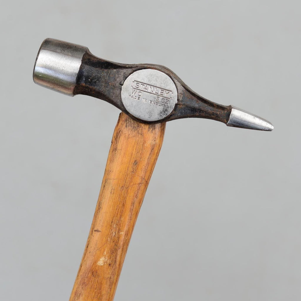 Vintage Stanley WO 8oz Cross Pein Hammer Made in England