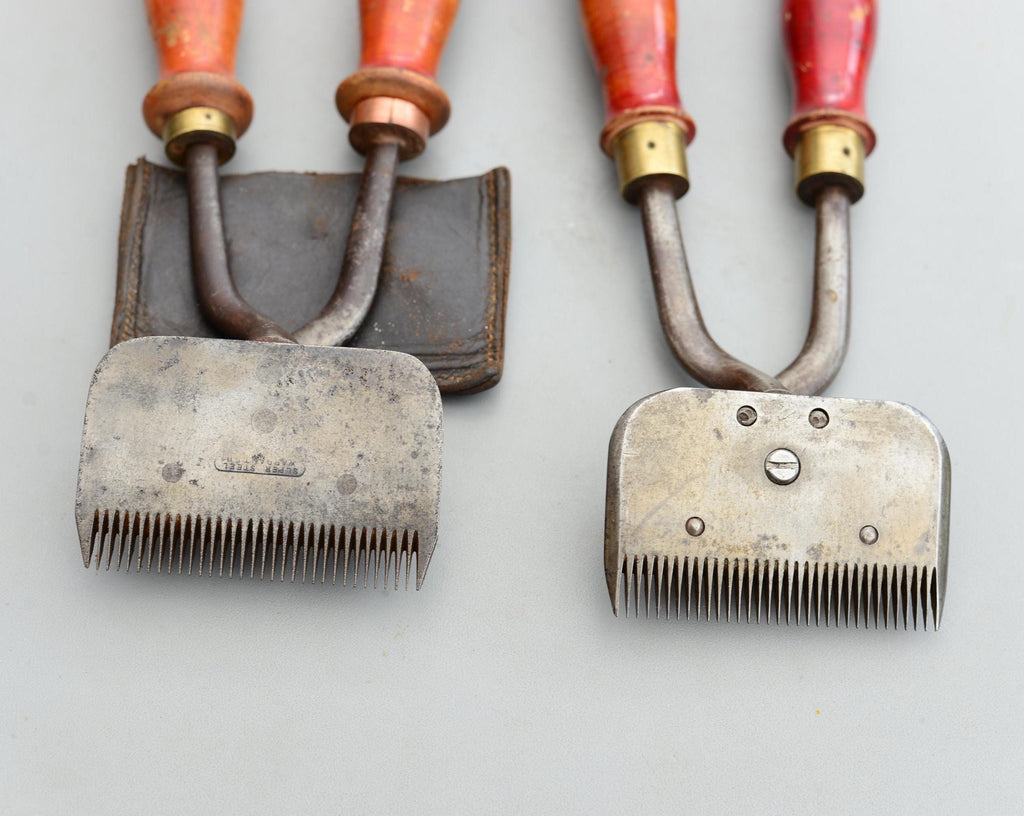 2 Vintage Horse Clippers Equestrian Brown & Sons