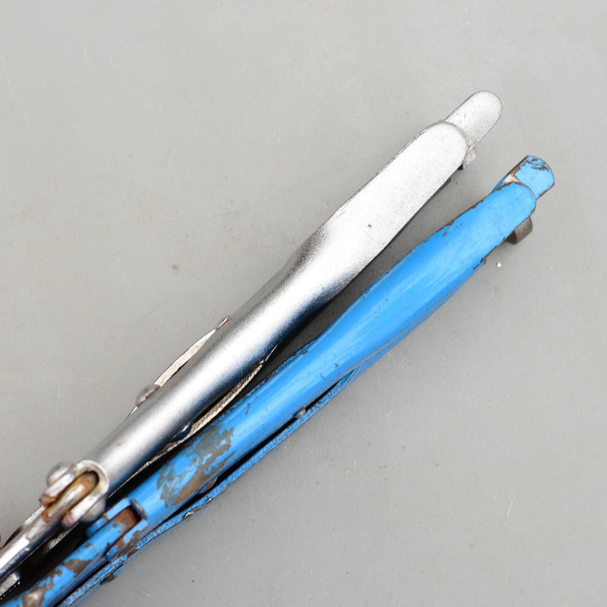 Set 2 Vintage 9'' MOLE & Grillagrip Foreign Self Grip Welding Wrench Pliers