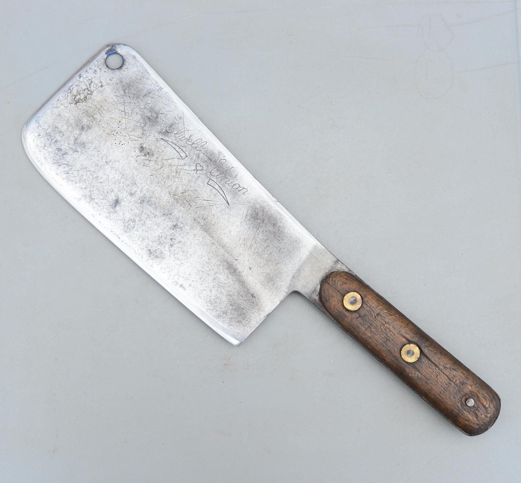 Vintage Elwell Union Billhook England Chopper Butcher Cleaver Garden