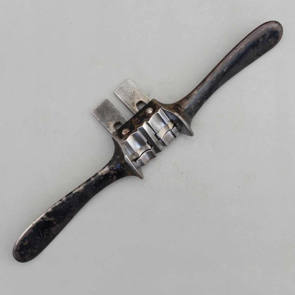 Vintage Preston Oveloe Double Iron Sash Router Plane Moulding Spokeshave