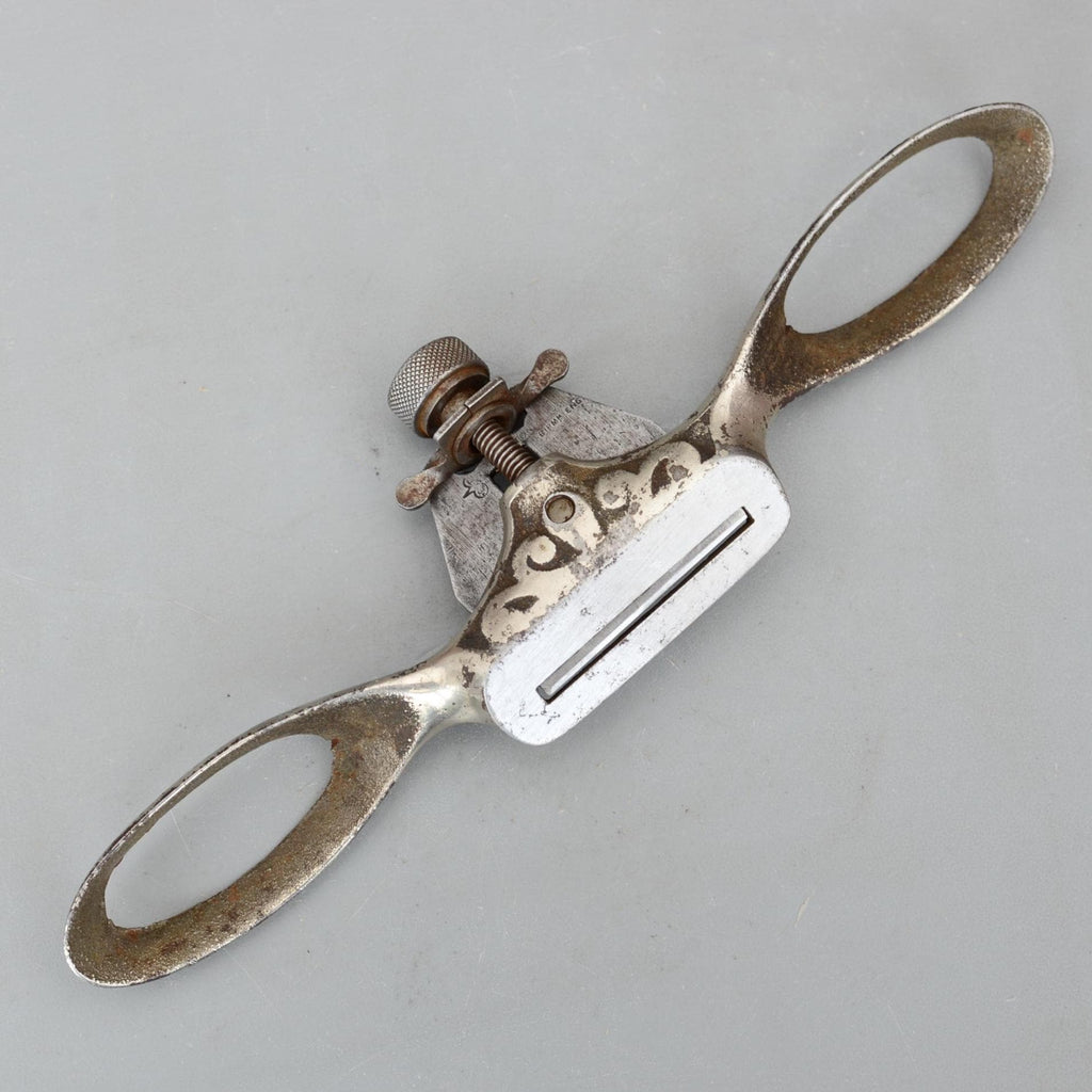 Vintage Rare E.Preston & Sons Flat Sole Ornate Spokeshave England