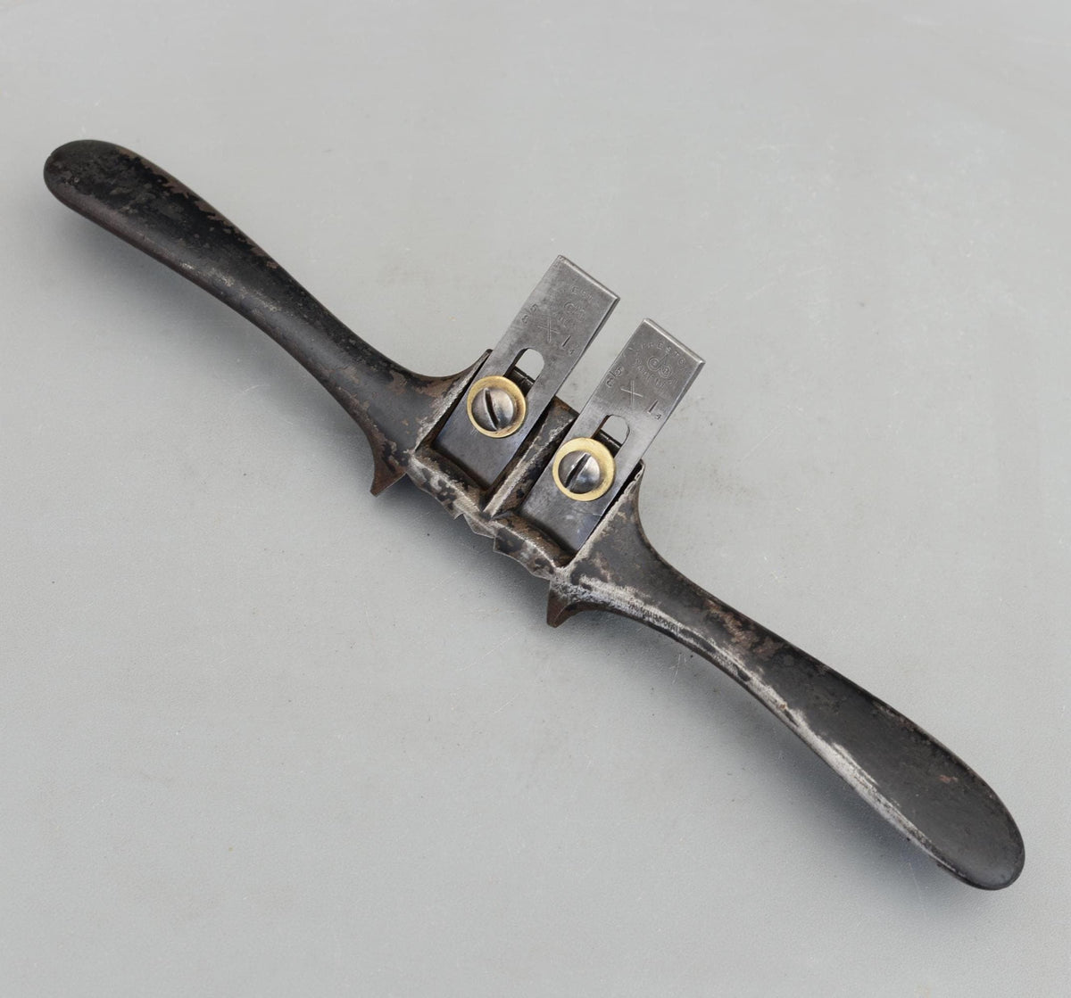 Vintage Preston Oveloe Double Iron Sash Router Plane Moulding Spokeshave