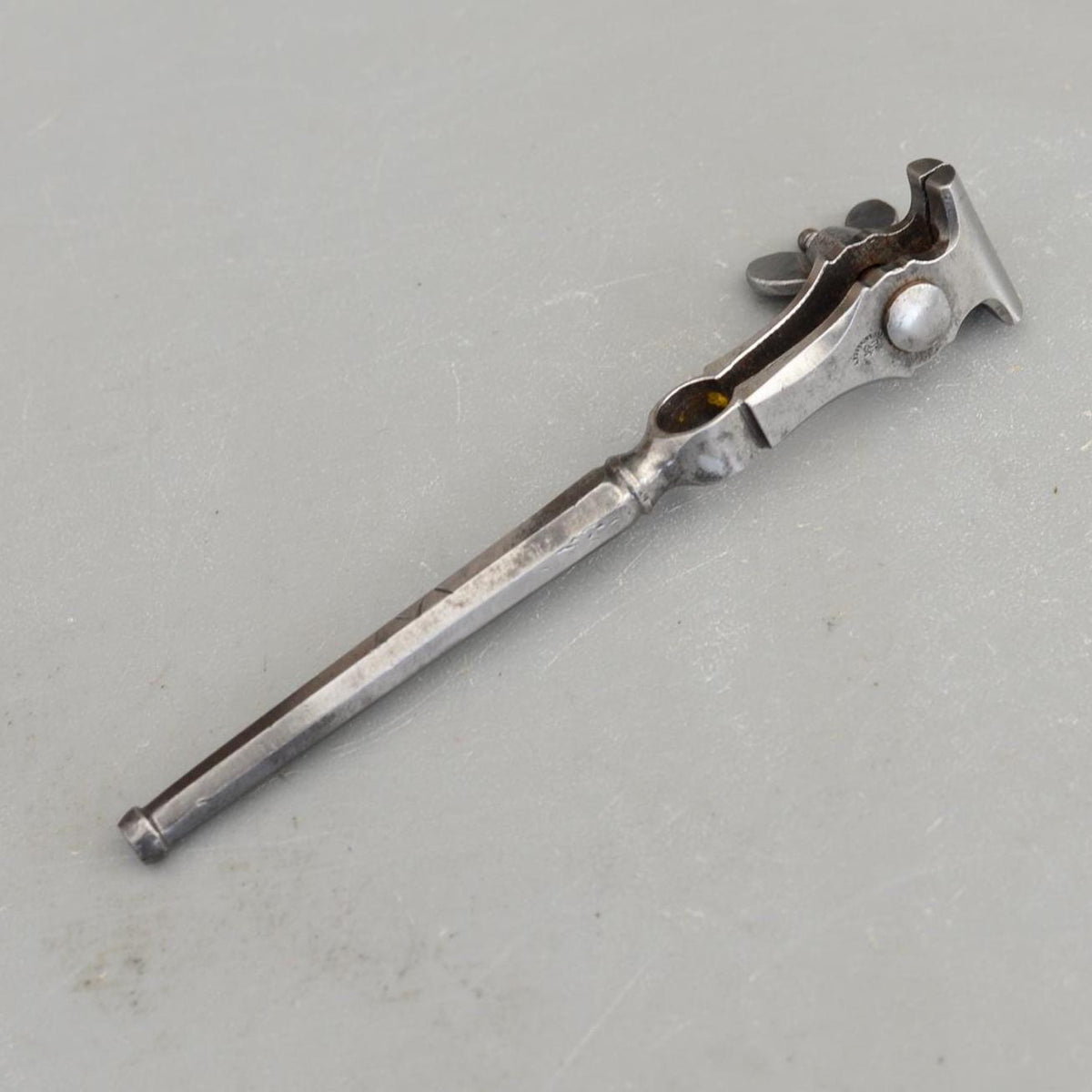 Vintage Lucien Hugoniot-Tissot France Watchmakers Hand Vice Vise Watch Clamp